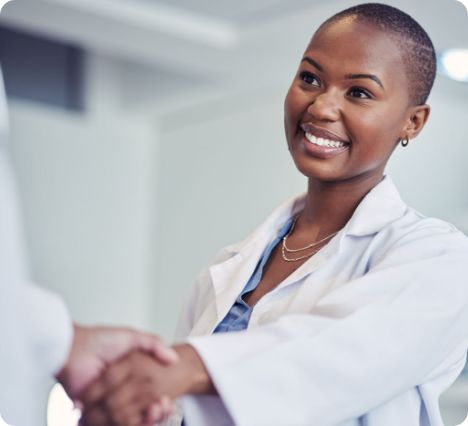 Doctors shaking hands